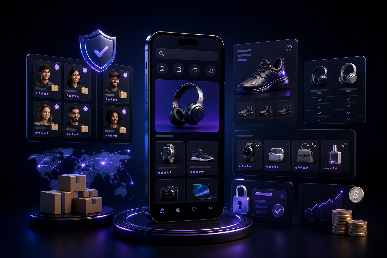 Ecommerce Product Marketplace App Development services