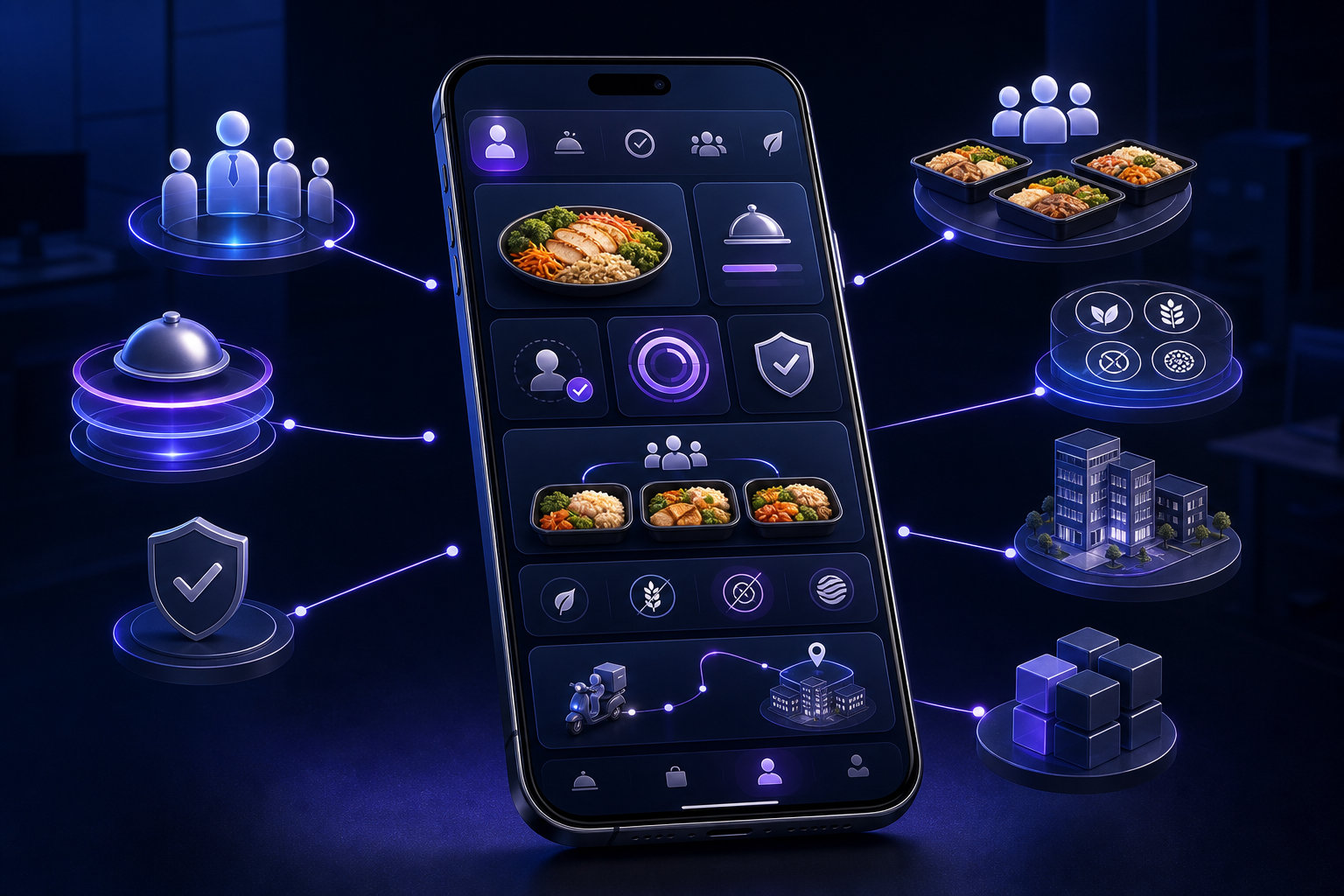 Corporate Food-ordering App Development services