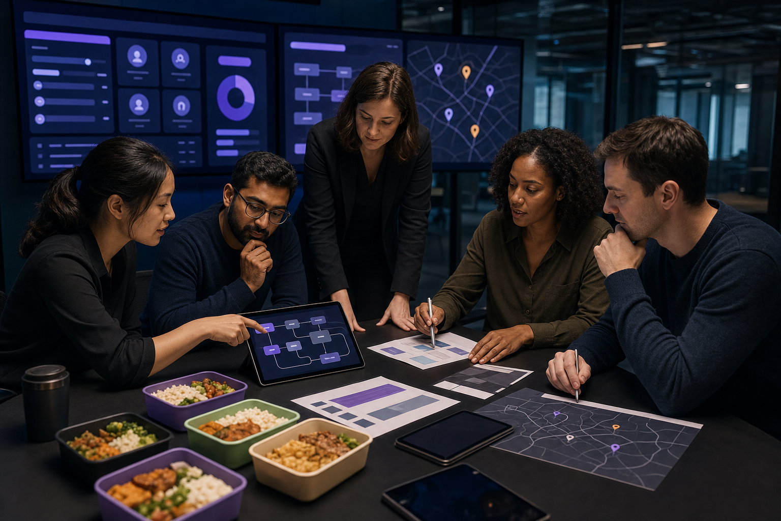 Corporate Food-ordering App Development product strategy and user experience