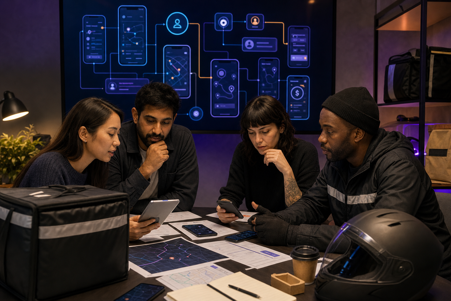 Driver Delivery App Development product strategy and user experience