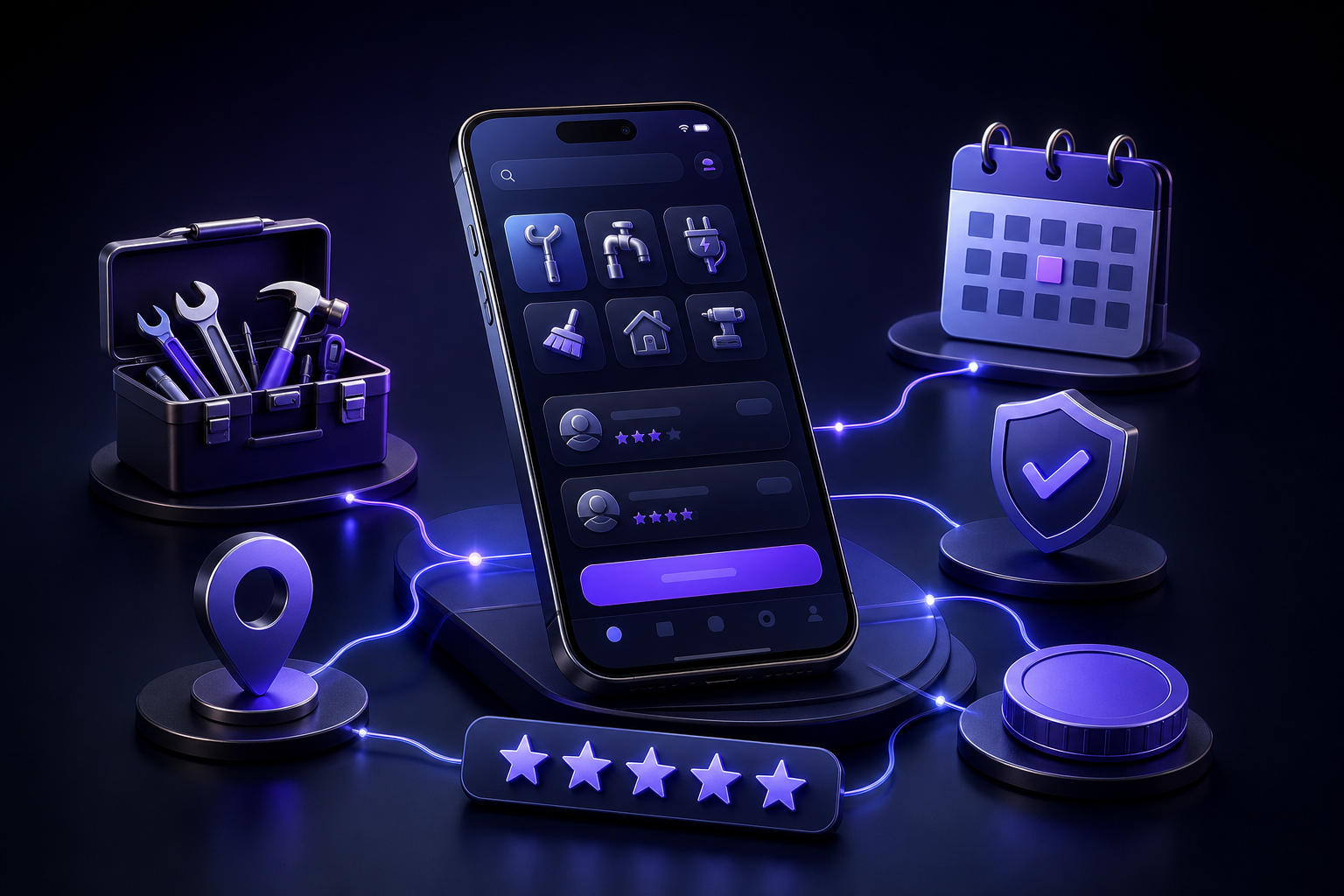 Service Marketplace App Development services