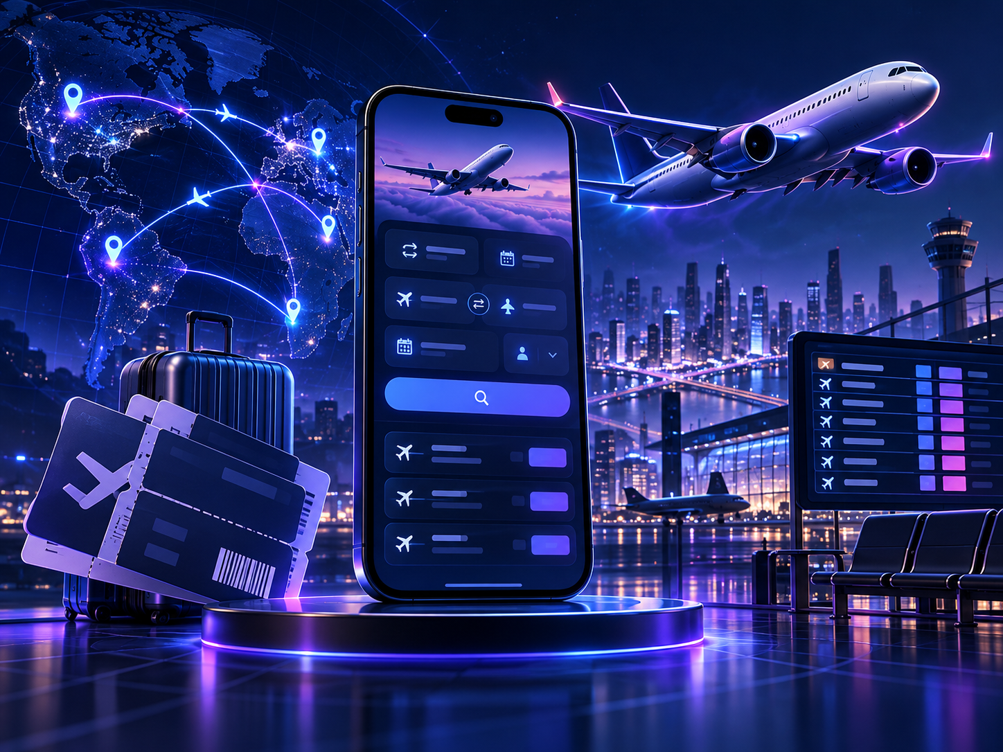 Flight Booking App Development services
