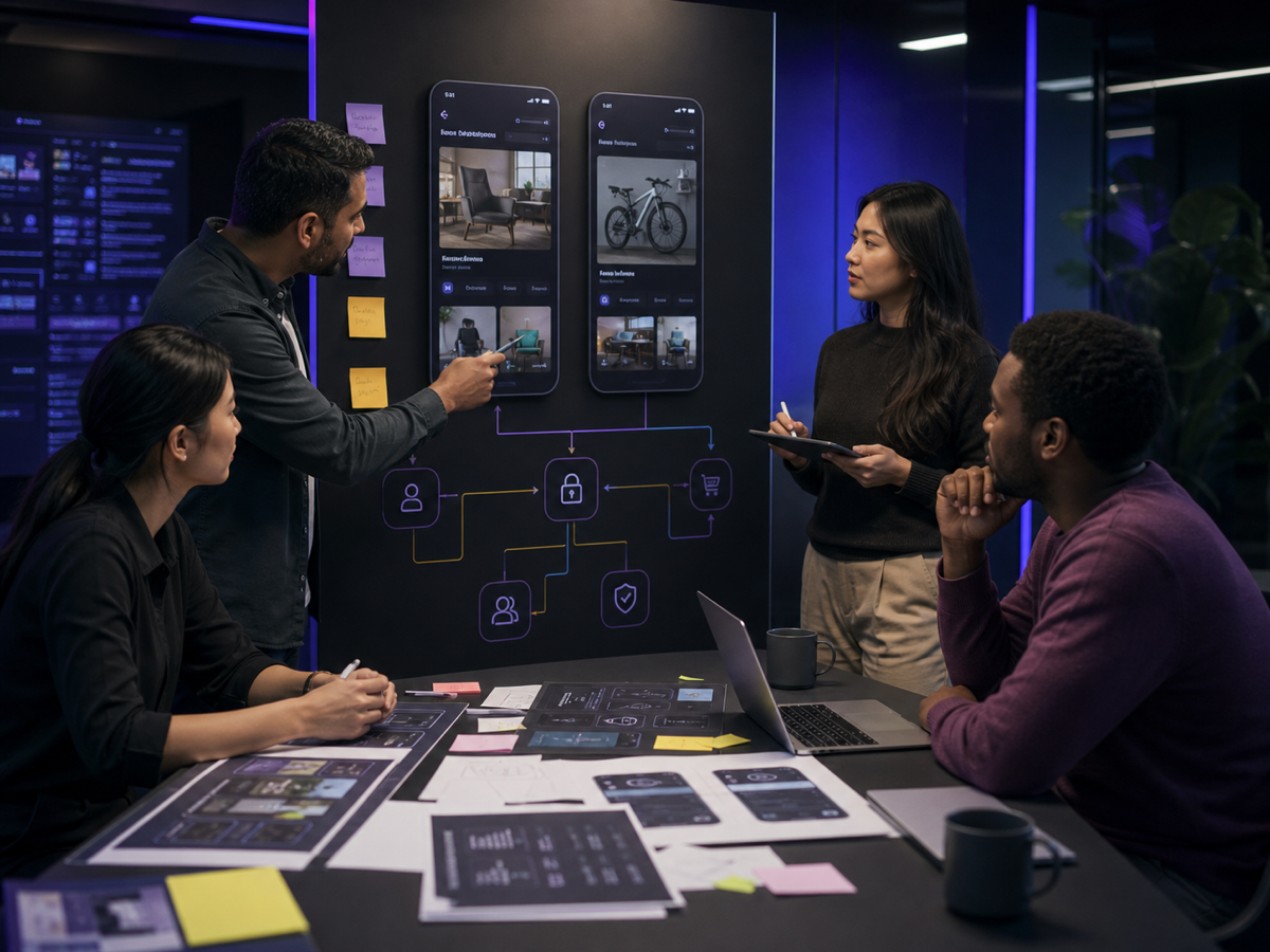 Marketplace App Development product strategy and user experience